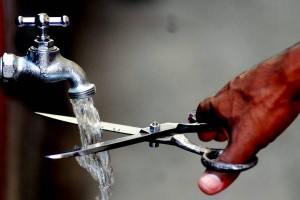 El corte de agua se adelanta para el sábado
