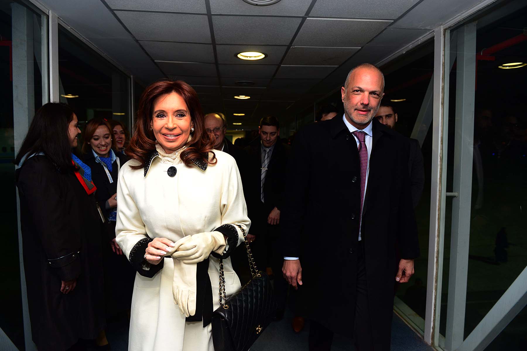La Presidenta almuerza con los gobernadores electos y salientes del FpV