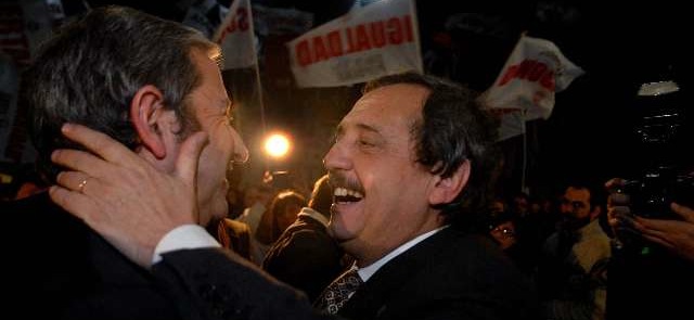 Cobos se mostró con Alfonsín en un mensaje a Carrió