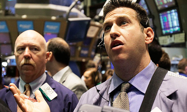 Wall Street se hundió 2,5% y ya perdió todo lo ganado en 2010