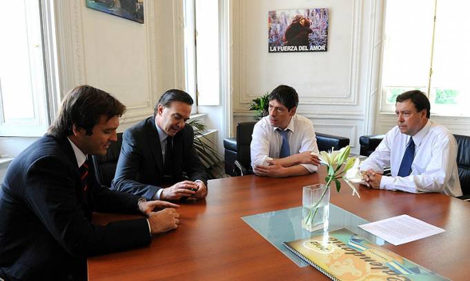 Abal Medina recibió a Weretilneck en la Rosada