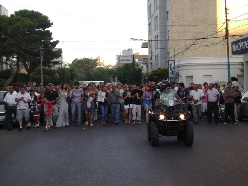 Masiva participación en la marcha contra la inseguridad