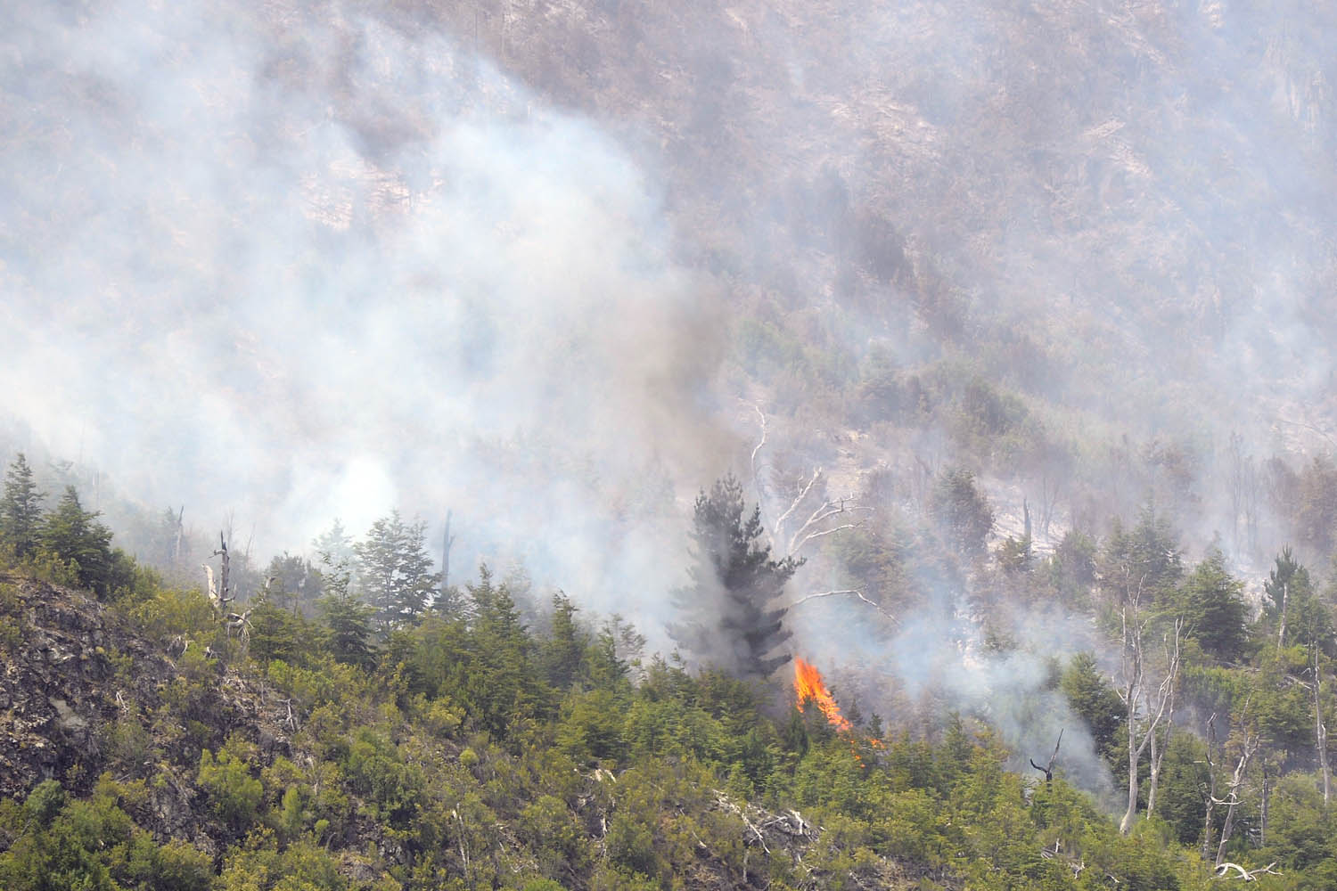 La tan esperada lluvia asoma en la Cordillera chubutense