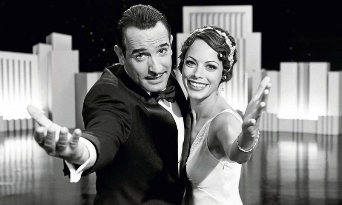 “El artista” fue la gran ganadora de la noche de los Oscar