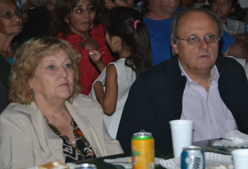 Di Pierro participó junto a Rosales de la Fiesta del Salmón