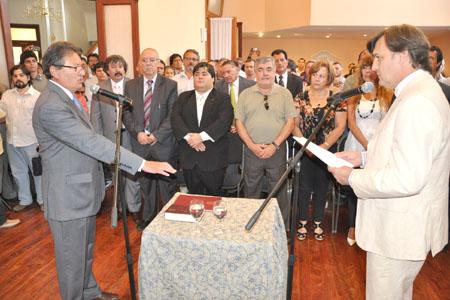 Das Neves, presente en la asunción de Cisterna