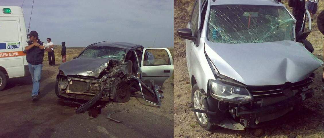 Violento choque frontal en el Faro San Jorge dejó heridos de gravedad