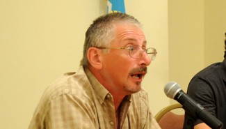 A Jerónimo García el discurso de Buzzi no le cayó en gracia