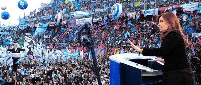CFK: «Nos sobraba coraje para dar vuelta la taba de la historia»