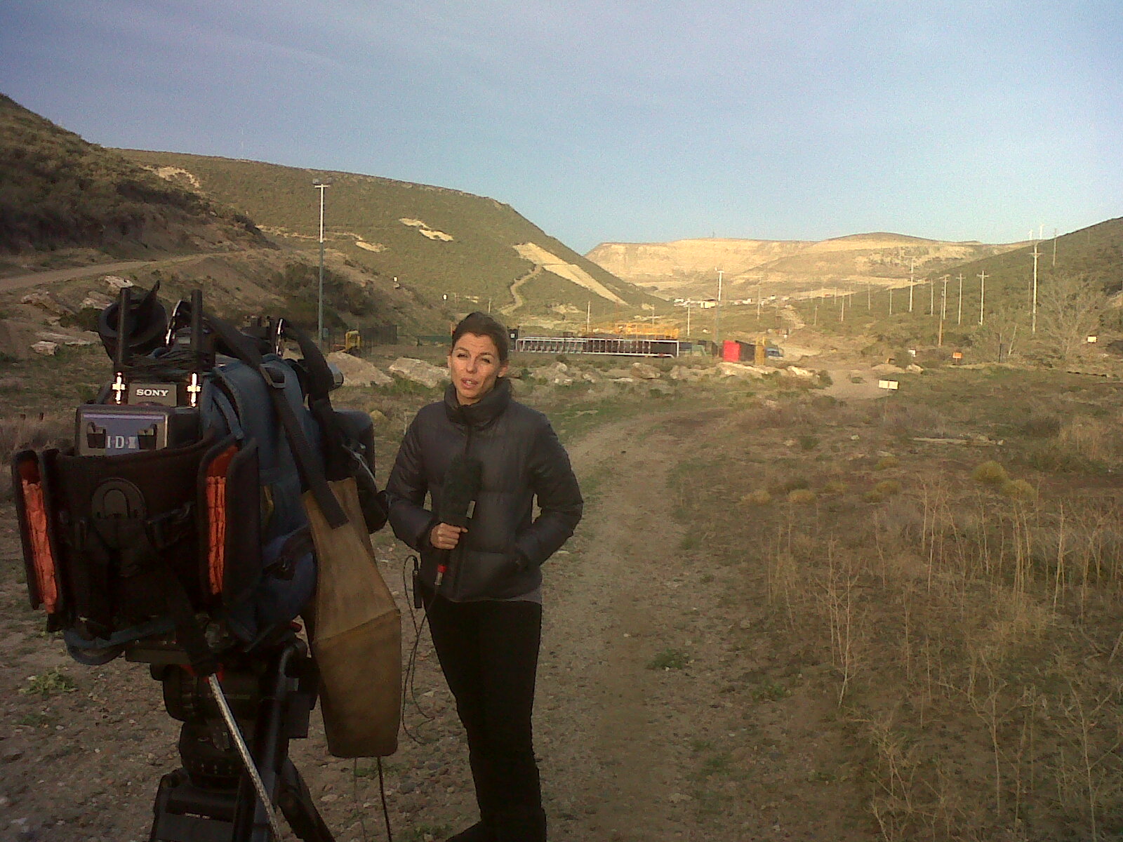 Al-Jazeera cubrió especialmente la toma de YPF desde esta ciudad