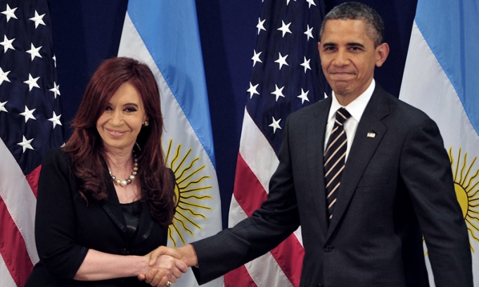 La presidenta se reúne con Barack Obama