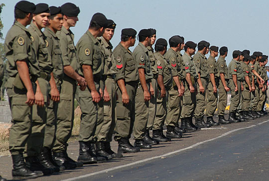 Arribaron a la provincia los primeros 40 efectivos de gendarmería