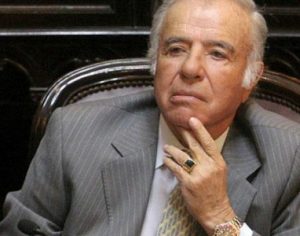 Menem y la expropiación de YPF: «Voy a votar a favor»