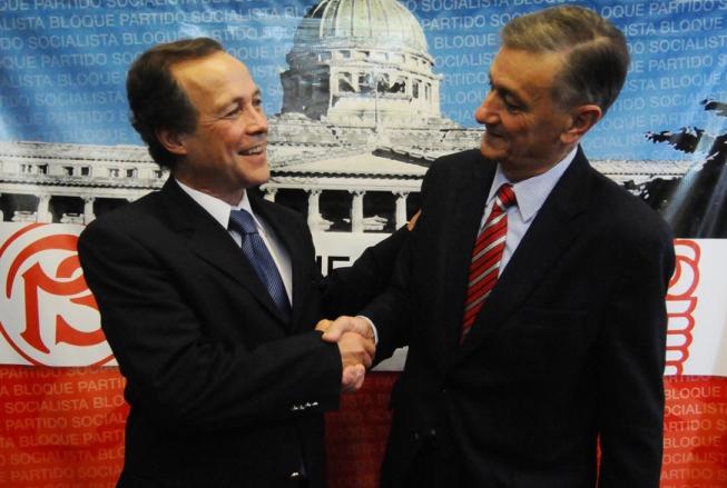 Binner, presidente del socialismo