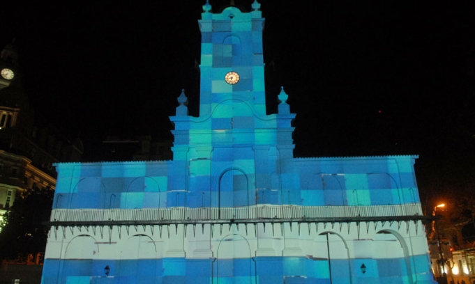 El Cabildo se iluminará para comenzar el 25 de Mayo