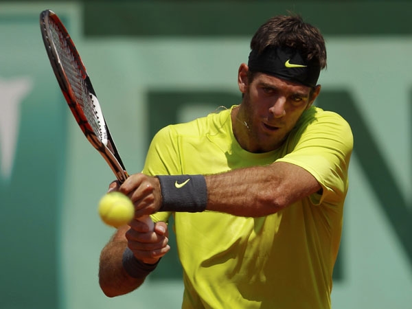 Del Potro debutó con buen pie en Roland Garros