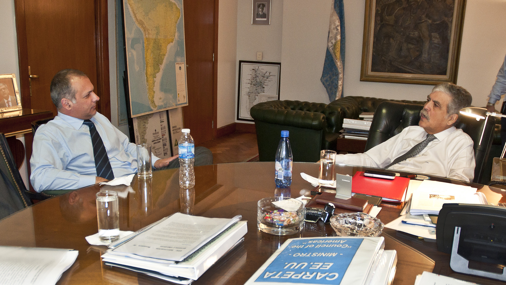 Buzzi analizó el conflicto en Dragón junto a De Vido