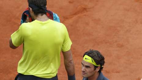 ‘Delpo’ se quedó sin nafta y Federer le ganó de atropellada