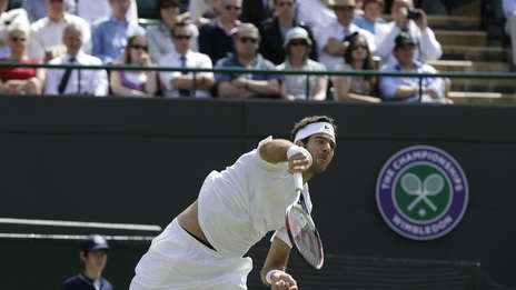 Del Potro pasó a 8vos. de final en Wimbledon