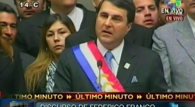 Asumió el golpista Federico Franco en Paraguay