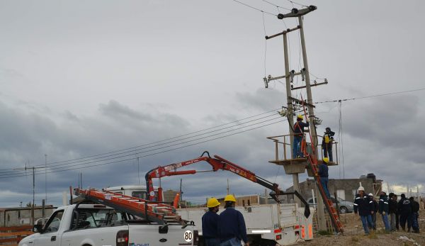 Corte de energía eléctrica en zona norte