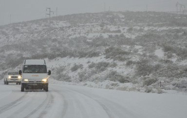 Tránsito con precaución para el tramo hacia Sarmiento