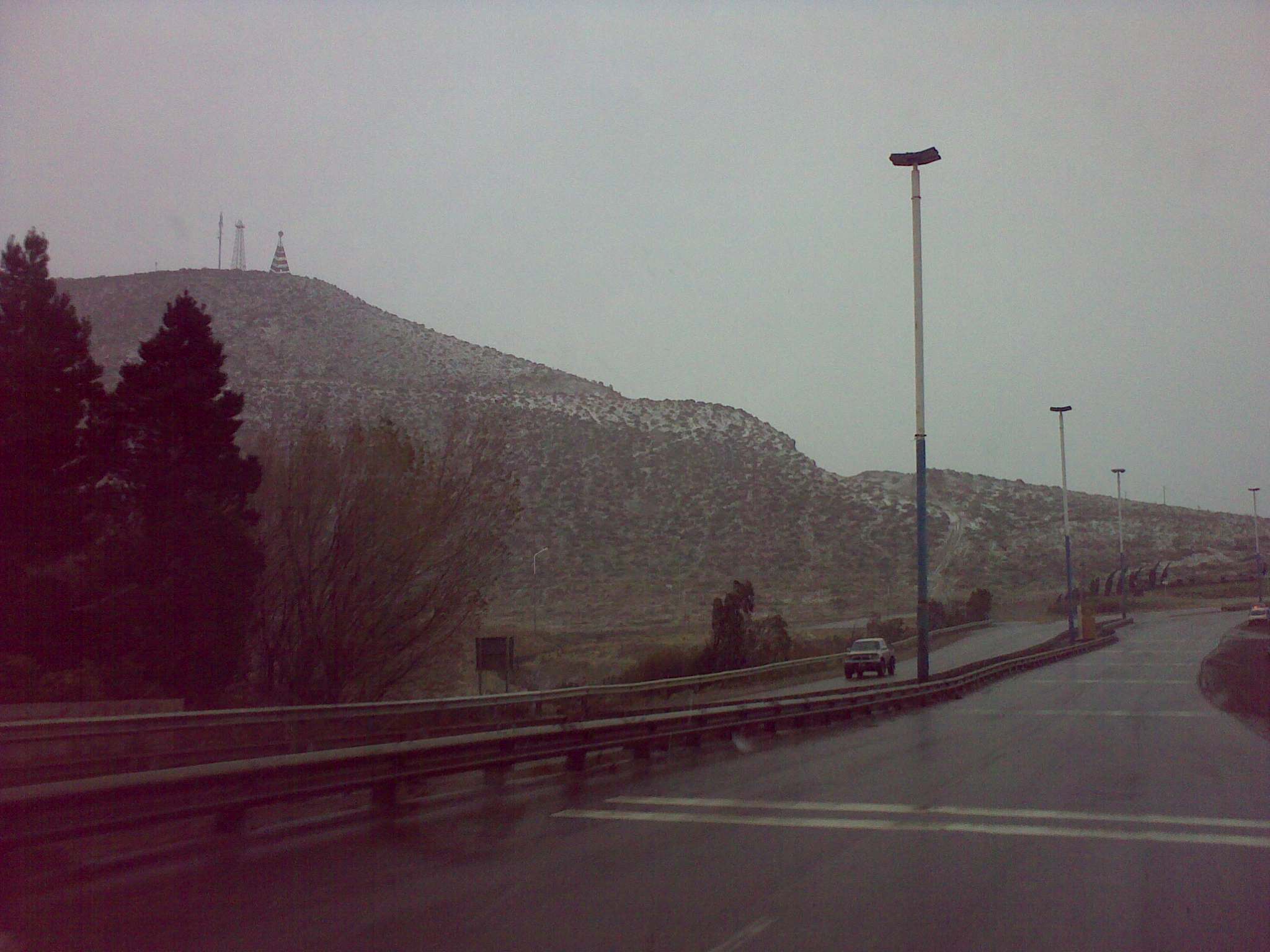 Por las nevadas piden circular con precaución en la Ruta 3