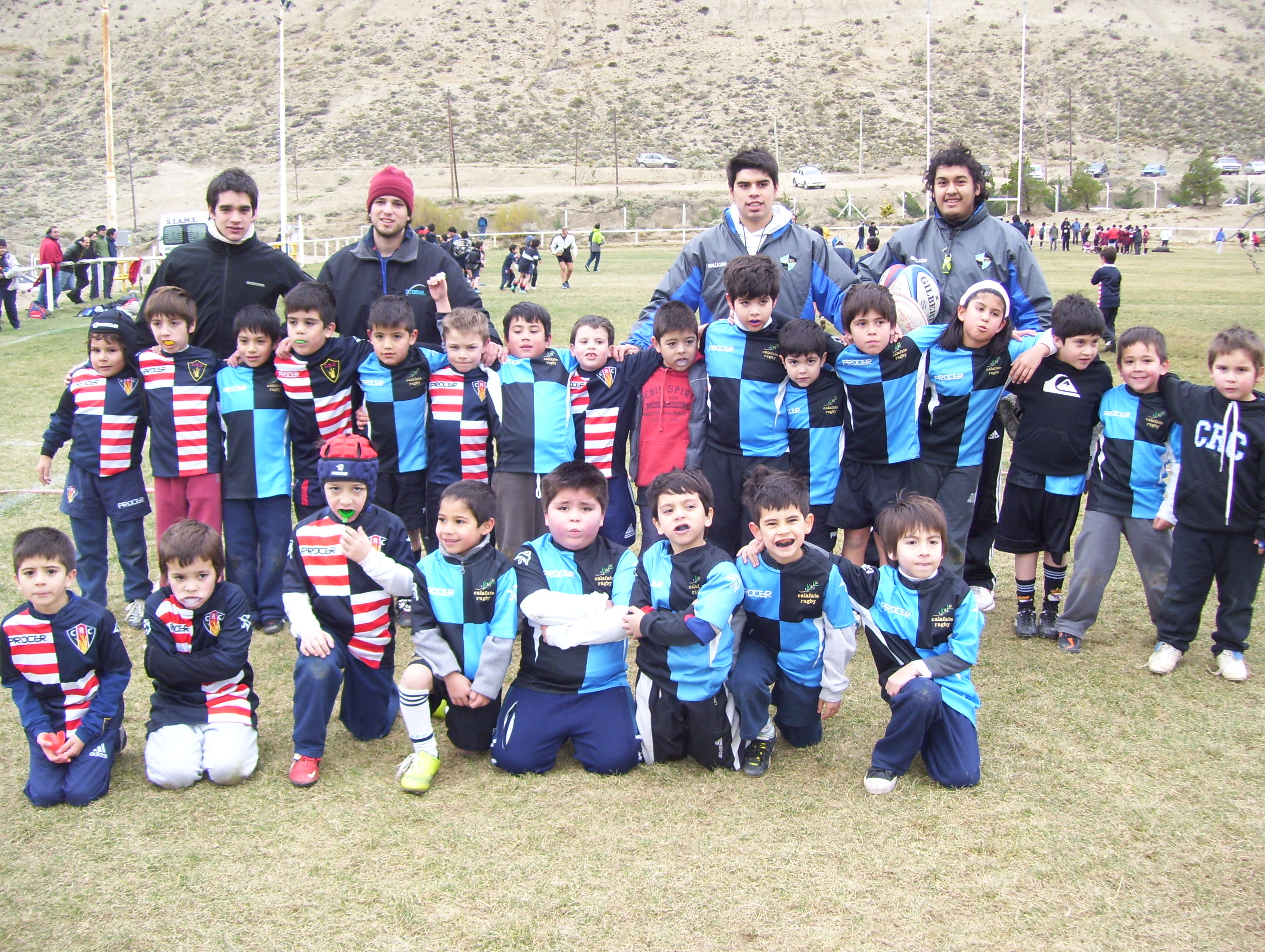 El rugby infantil cerró la primera temporada con un triangular