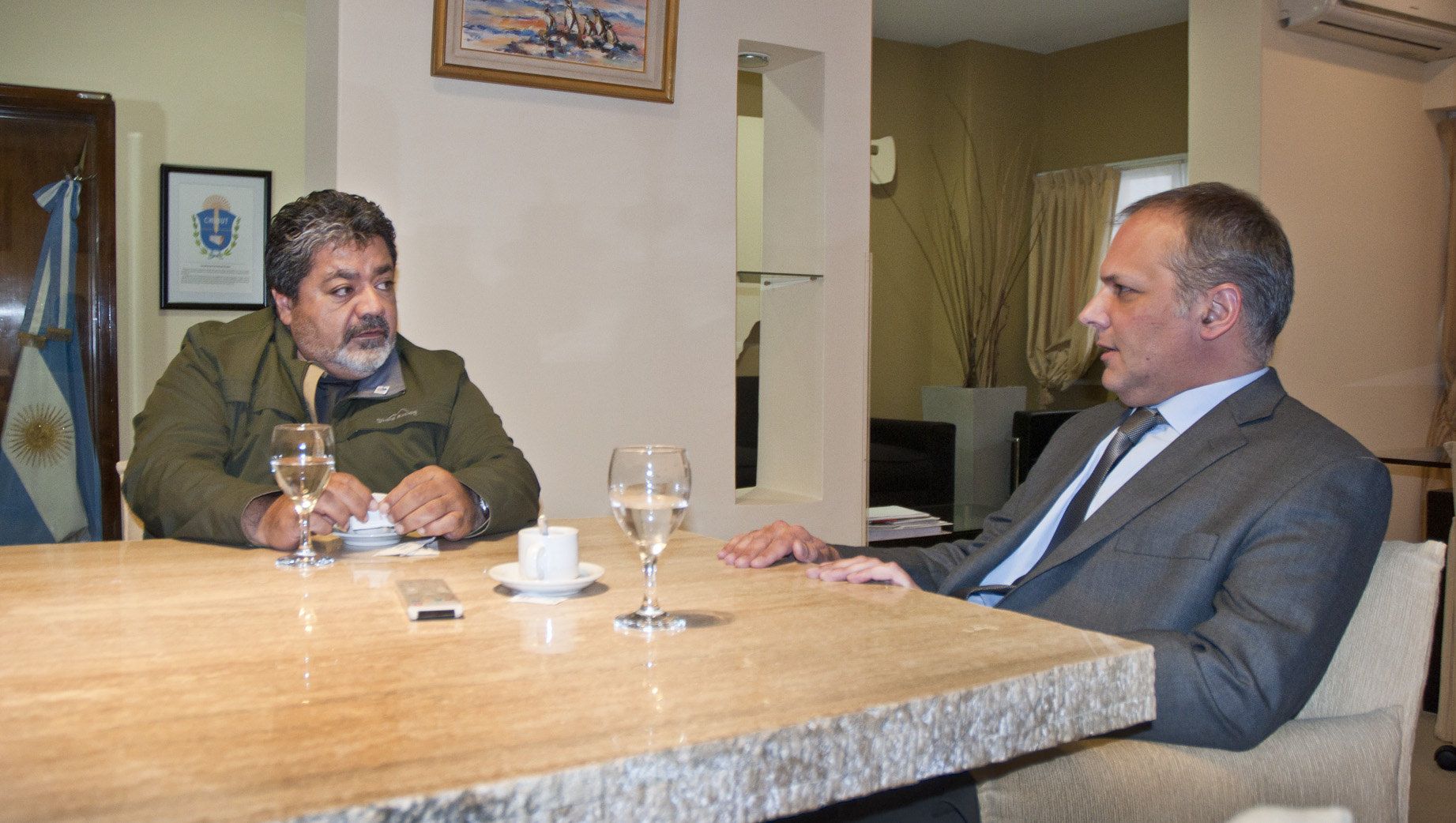 Gerardo Martínez elogió la vocación de dialogo de Buzzi