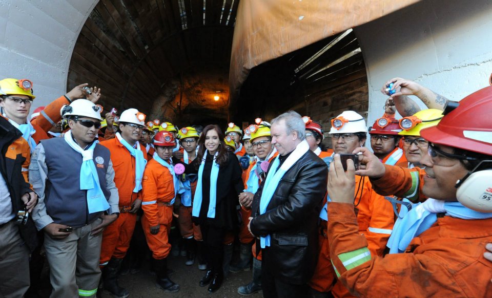 CFK presento el megaemprendimiento minero más grande del mundo