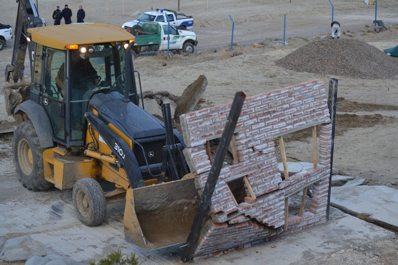 Desalojaron un asentamiento ilegal en Km 14