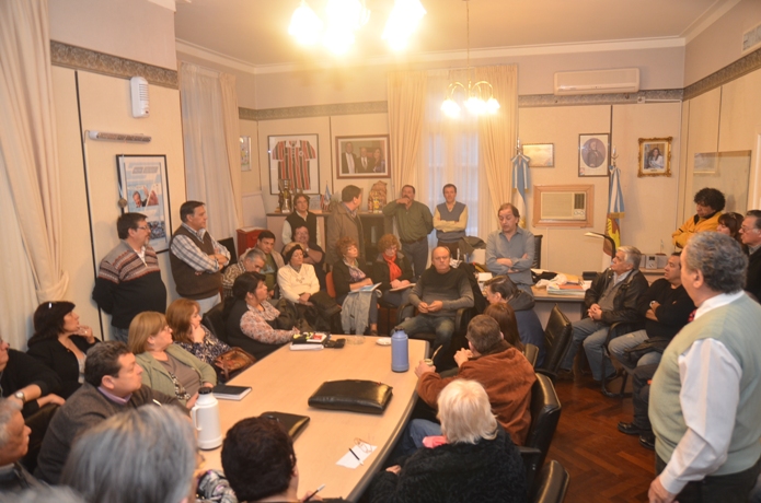 Di Pierro recibió a los vecinalistas por la inseguridad