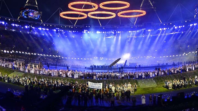 Londres impresionó con su apertura olímpica
