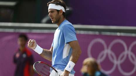Londres 2012: Del Potro tendrá dos chances medallistas