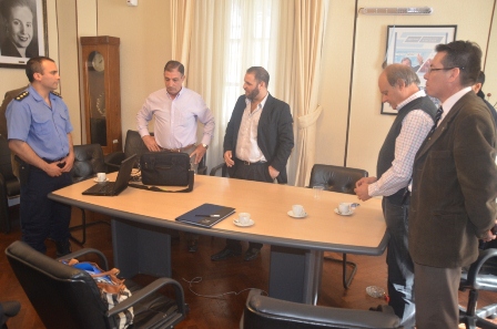 Di Pierro y Glinski se reunieron por la seguridad