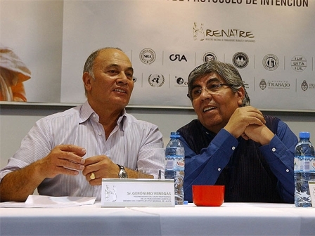 Venegas reiteró su reclamo por fondos de obras sociales