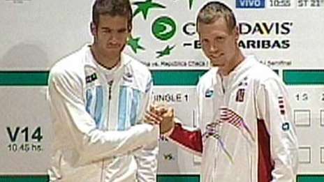 Copa Davis: Del Potro abre la serie frente a Stepanek