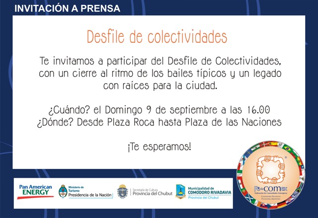 La FeDeComEx invitó a participar del desfile de mañana