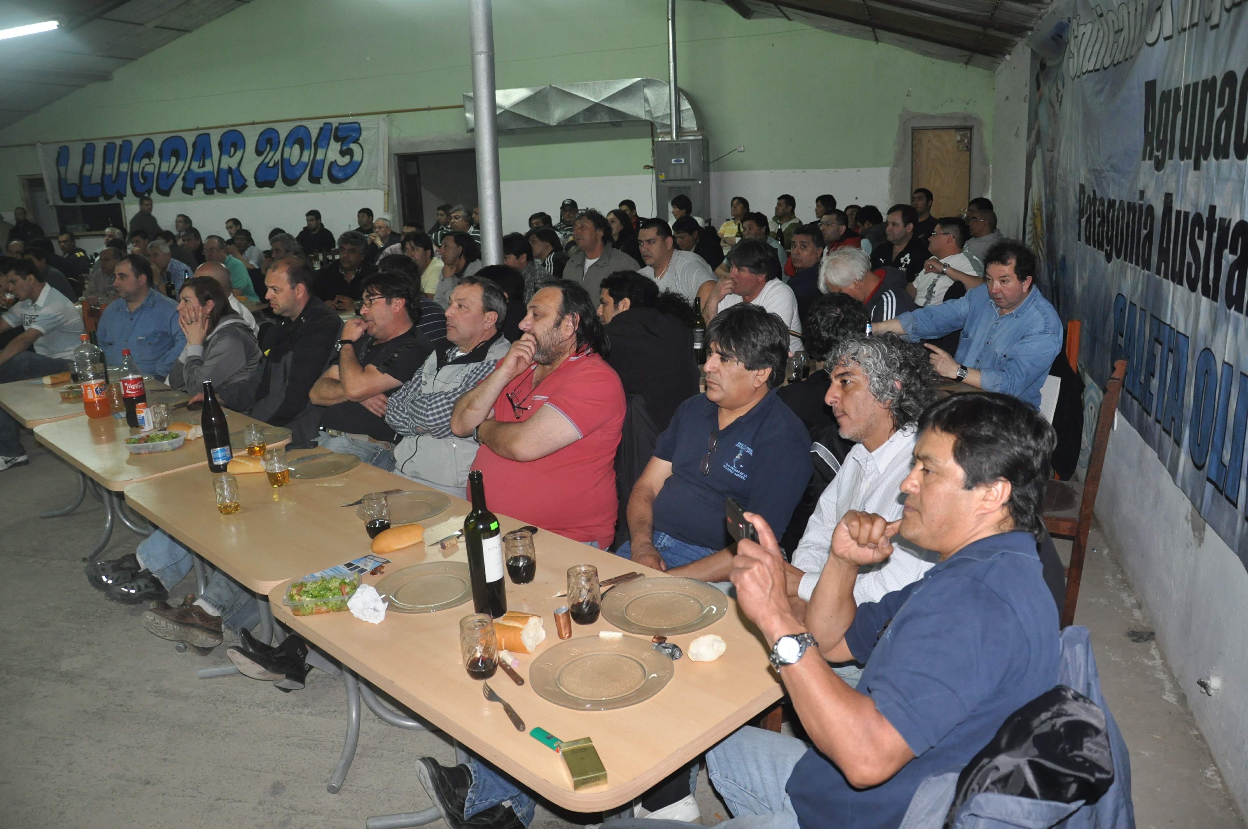 Masivo apoyo para la Agrupación Patagonia Austral en Caleta