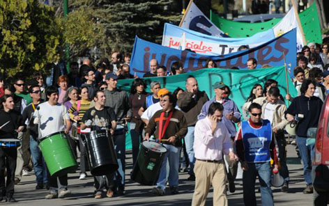 Pablo Micheli estará en el reclamo de los judiciales