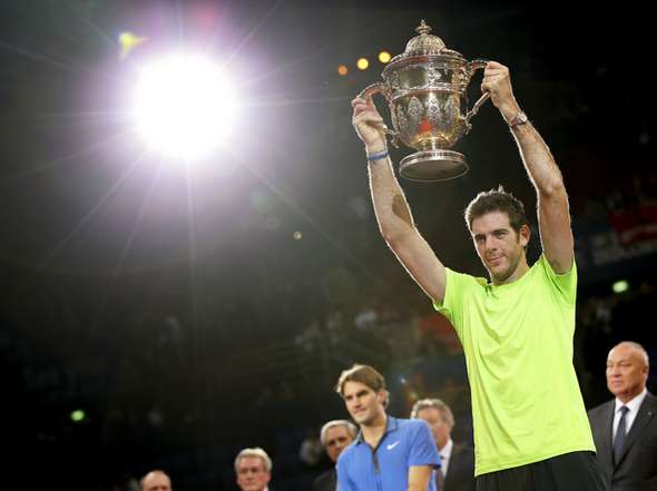 Del Potro le ganó el título a Federer en el patio de la casa del suizo