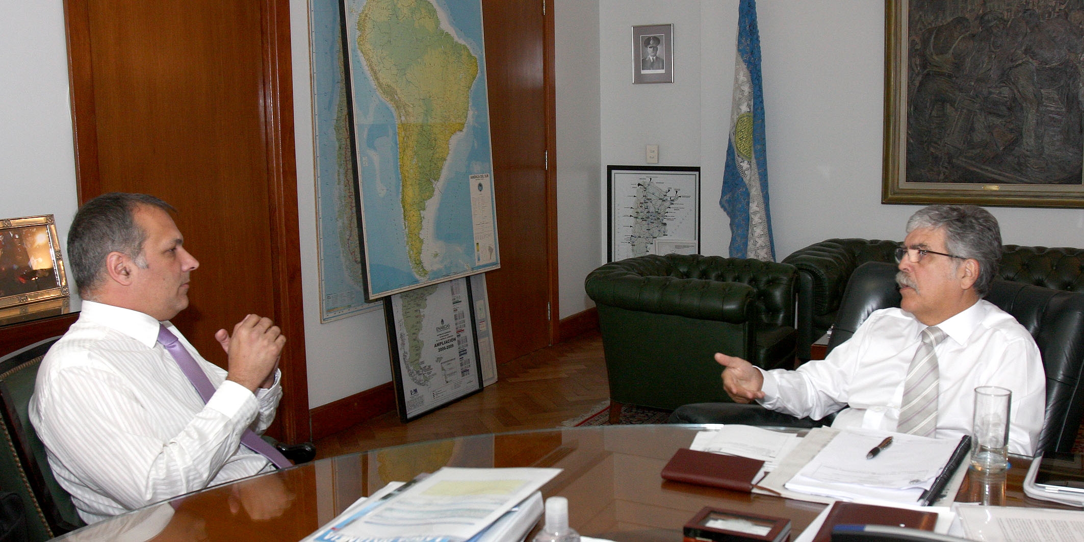 Reunión de intendentes con Buzzi y De Vido