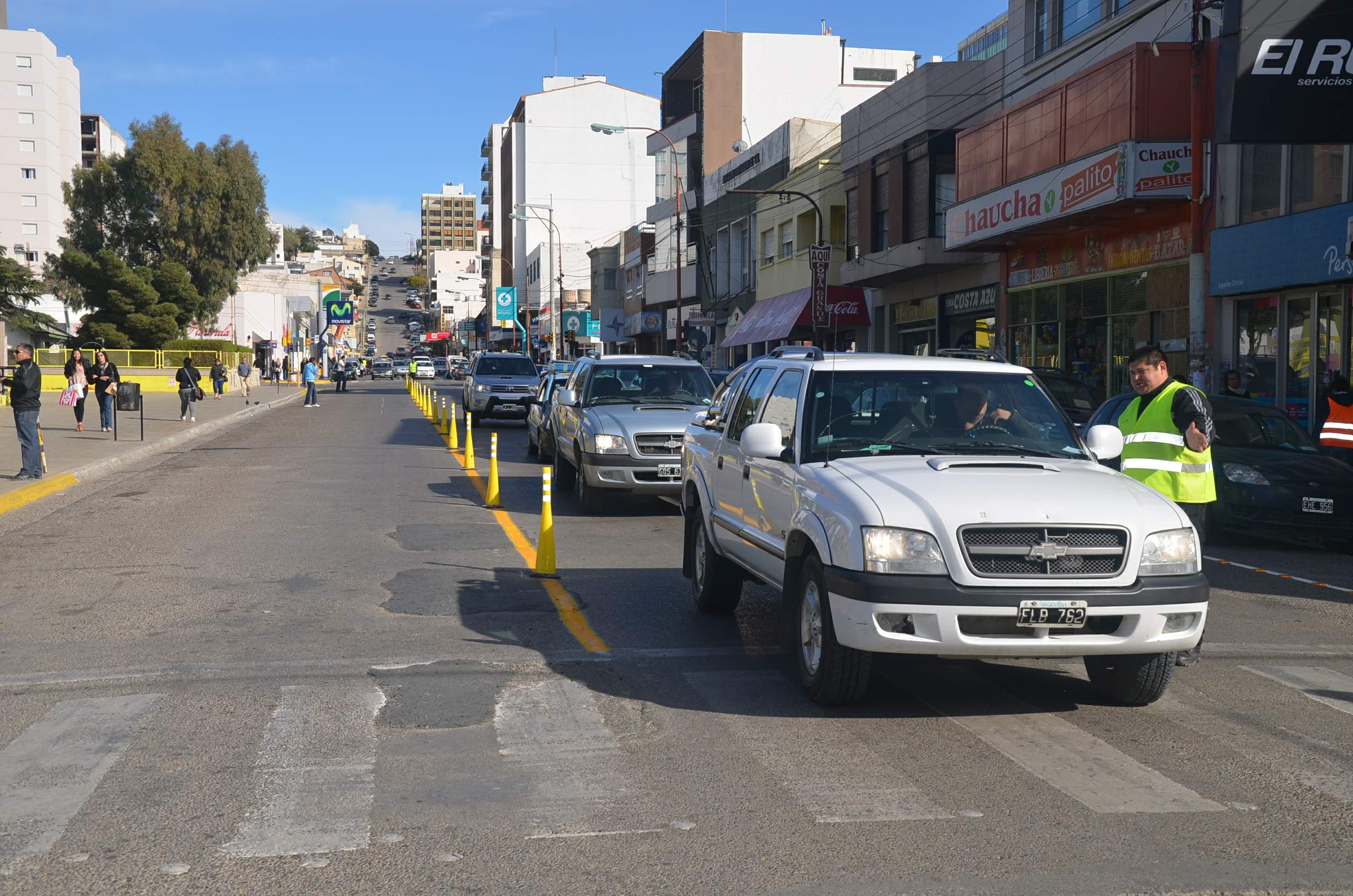 Gaitán defendió el ordenamiento vial en el centro