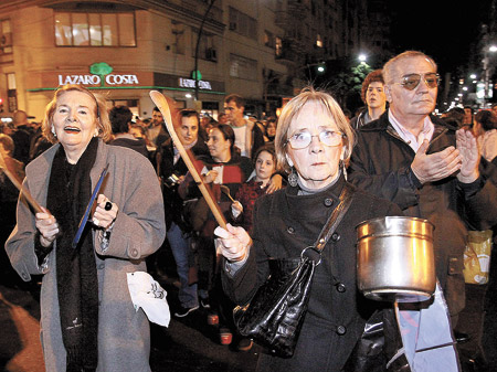 De clase, organizada, sin impacto electoral