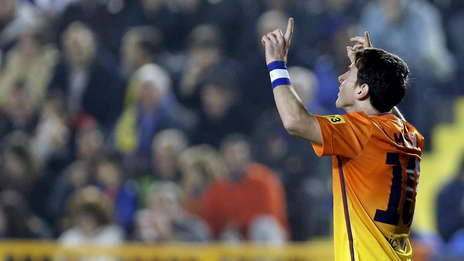 Messi, a tres goles de igualar la mayor marca histórica en un año