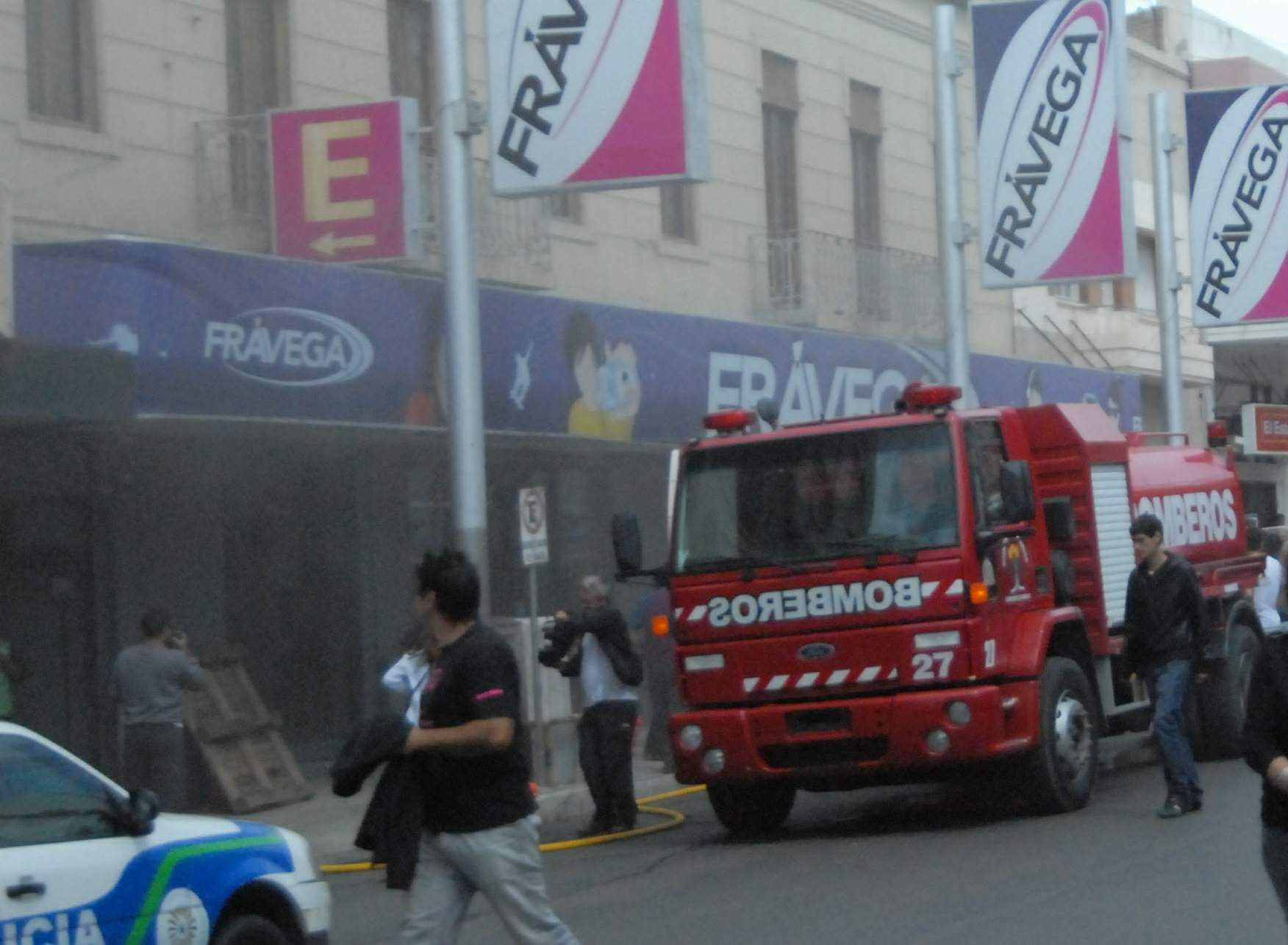 Otra vez Frávega sufrió in principio de incendio
