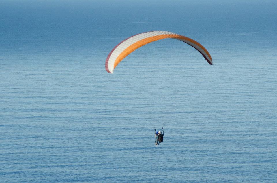 Trágico final para un parapentista en Rada Tilly