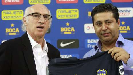 Presentaron oficialmente a Bianchi como DT de Boca