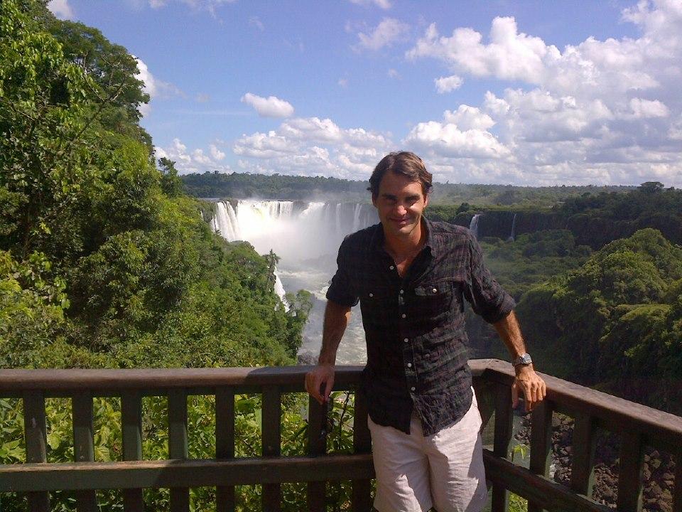 Federer ya está en Argentina para los juegos de exhibición