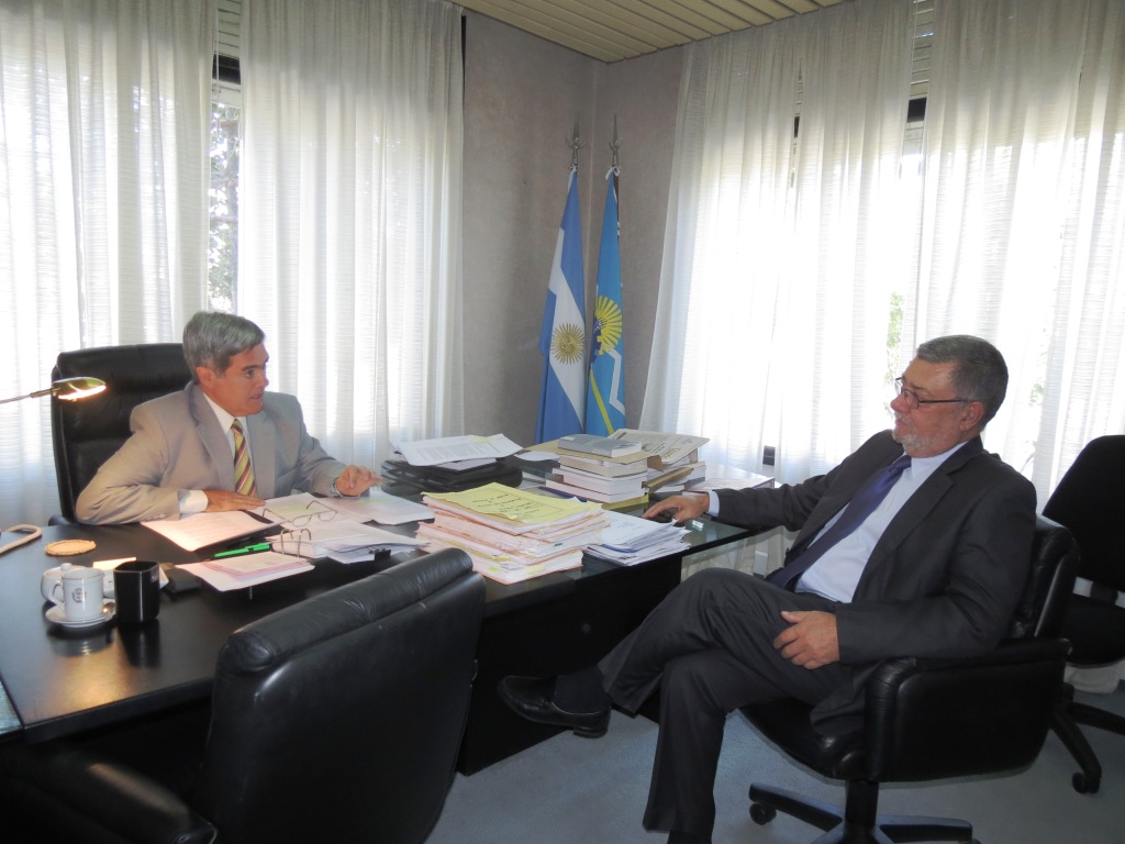 Meza Evans se reunió con Miquelarena por los gastos del Superior Tribunal